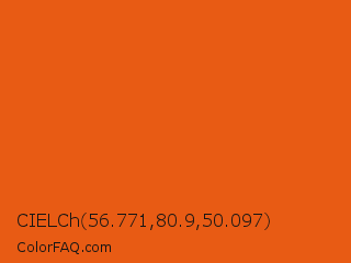 CIELCh 56.771,80.9,50.097 Color Image