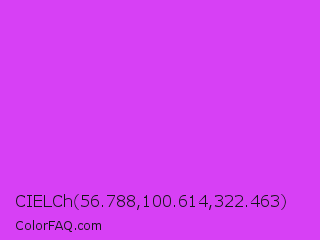 CIELCh 56.788,100.614,322.463 Color Image