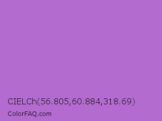 CIELCh 56.805,60.884,318.69 Color Image