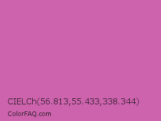 CIELCh 56.813,55.433,338.344 Color Image