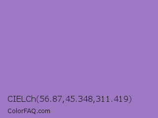 CIELCh 56.87,45.348,311.419 Color Image
