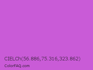 CIELCh 56.886,75.316,323.862 Color Image