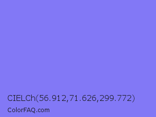 CIELCh 56.912,71.626,299.772 Color Image