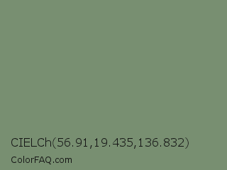 CIELCh 56.91,19.435,136.832 Color Image