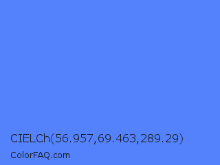 CIELCh 56.957,69.463,289.29 Color Image