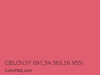 CIELCh 57.097,54.563,16.955 Color Image