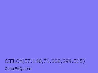 CIELCh 57.148,71.008,299.515 Color Image