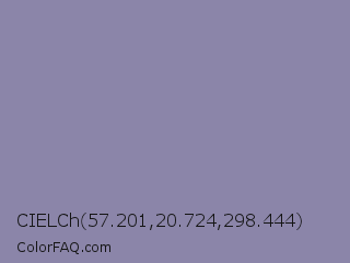 CIELCh 57.201,20.724,298.444 Color Image
