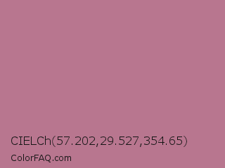 CIELCh 57.202,29.527,354.65 Color Image