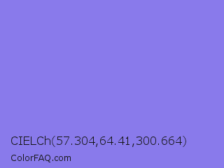 CIELCh 57.304,64.41,300.664 Color Image