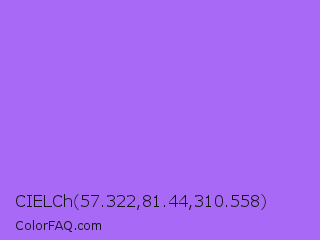 CIELCh 57.322,81.44,310.558 Color Image