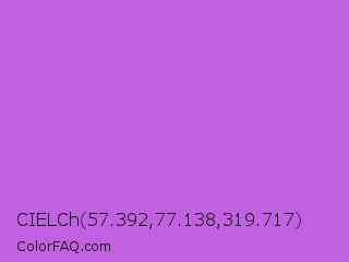 CIELCh 57.392,77.138,319.717 Color Image