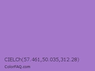 CIELCh 57.461,50.035,312.28 Color Image