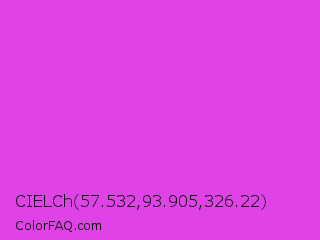 CIELCh 57.532,93.905,326.22 Color Image