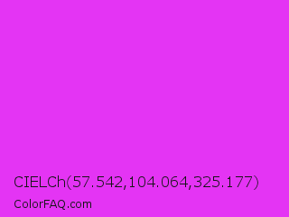 CIELCh 57.542,104.064,325.177 Color Image