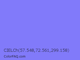 CIELCh 57.548,72.561,299.158 Color Image