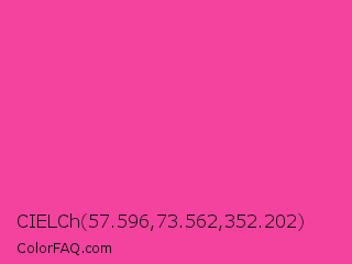 CIELCh 57.596,73.562,352.202 Color Image