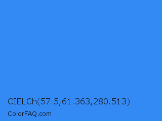 CIELCh 57.5,61.363,280.513 Color Image