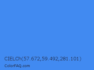 CIELCh 57.672,59.492,281.101 Color Image