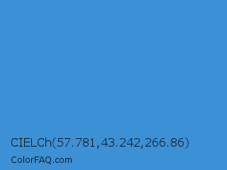 CIELCh 57.781,43.242,266.86 Color Image