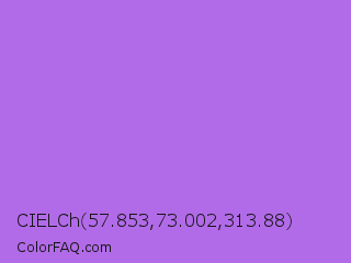 CIELCh 57.853,73.002,313.88 Color Image