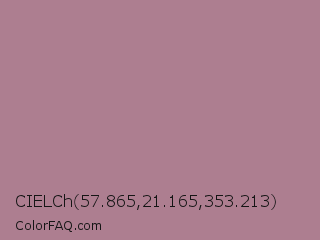 CIELCh 57.865,21.165,353.213 Color Image