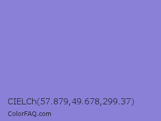 CIELCh 57.879,49.678,299.37 Color Image
