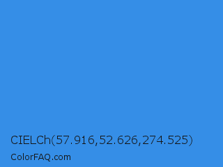 CIELCh 57.916,52.626,274.525 Color Image