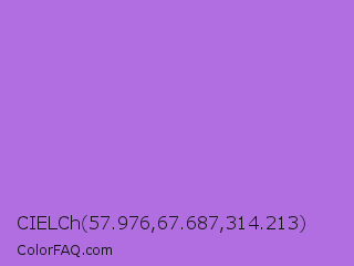 CIELCh 57.976,67.687,314.213 Color Image