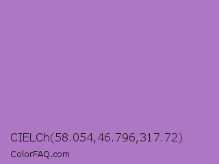 CIELCh 58.054,46.796,317.72 Color Image