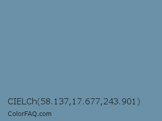 CIELCh 58.137,17.677,243.901 Color Image