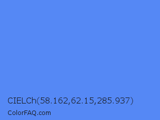 CIELCh 58.162,62.15,285.937 Color Image