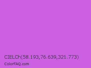 CIELCh 58.193,76.639,321.773 Color Image