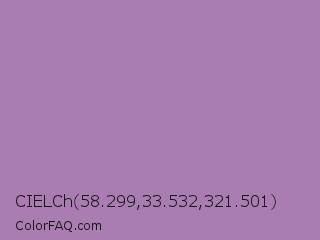 CIELCh 58.299,33.532,321.501 Color Image
