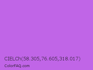 CIELCh 58.305,76.605,318.017 Color Image