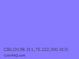 CIELCh 58.311,75.222,300.413 Color Image