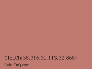 CIELCh 58.316,31.113,32.868 Color Image