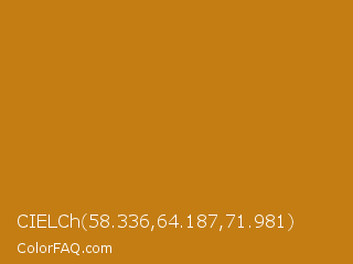 CIELCh 58.336,64.187,71.981 Color Image