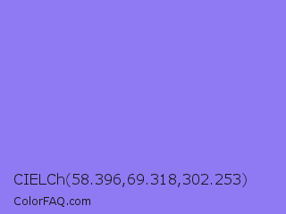 CIELCh 58.396,69.318,302.253 Color Image
