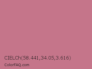 CIELCh 58.441,34.05,3.616 Color Image