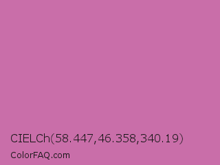 CIELCh 58.447,46.358,340.19 Color Image