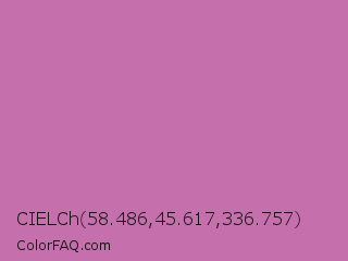 CIELCh 58.486,45.617,336.757 Color Image