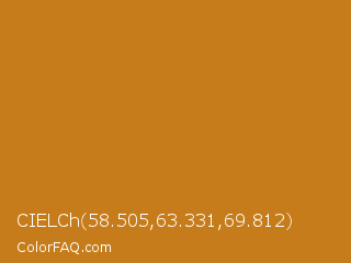 CIELCh 58.505,63.331,69.812 Color Image