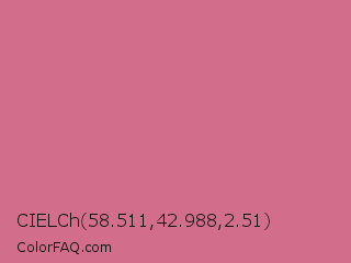 CIELCh 58.511,42.988,2.51 Color Image