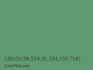 CIELCh 58.524,31.334,150.718 Color Image