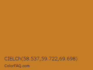 CIELCh 58.537,59.722,69.698 Color Image