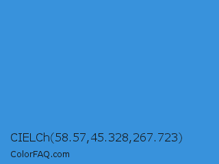 CIELCh 58.57,45.328,267.723 Color Image