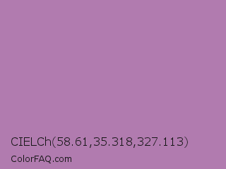 CIELCh 58.61,35.318,327.113 Color Image