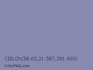 CIELCh 58.63,21.587,291.693 Color Image