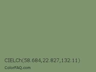 CIELCh 58.684,22.827,132.11 Color Image